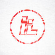 IL Dot Logo (White / Red)